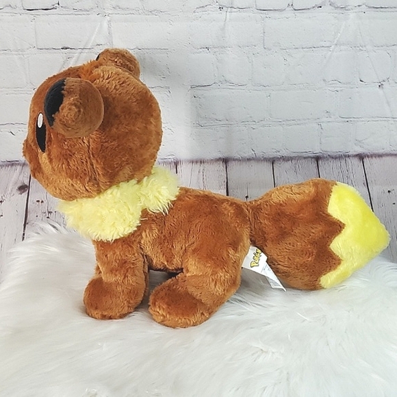 2017 Pokémon Build-a-Bear Eevee Large Plush Stuffed Animal Toy 19" Collectible - Picture 13 of 17